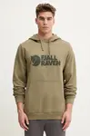 Bavlněná mikina Fjallraven Logo Hoodie F84144 622