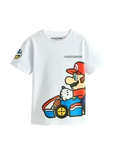 Next Tričko 'Mario'  telová / modrá / červená / biela