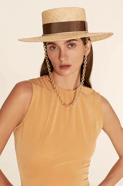 Klobouk Ruslan Baginskiy Boater Hat