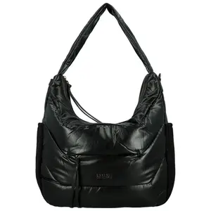 Trendy dámská koženková kabelka na rameno Coveri Kica, černá