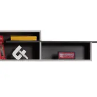 Závěsný regál Terrano, šedá/enigma