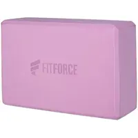 Fitforce YOGA BLOCK Joga blok, fialová, veľkosť