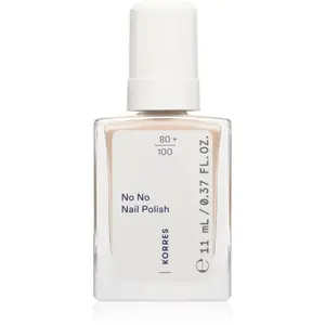 Korres No No Nail Polish ošetrujúci lak na nechty odtieň 04 Jelly Peach 11 ml