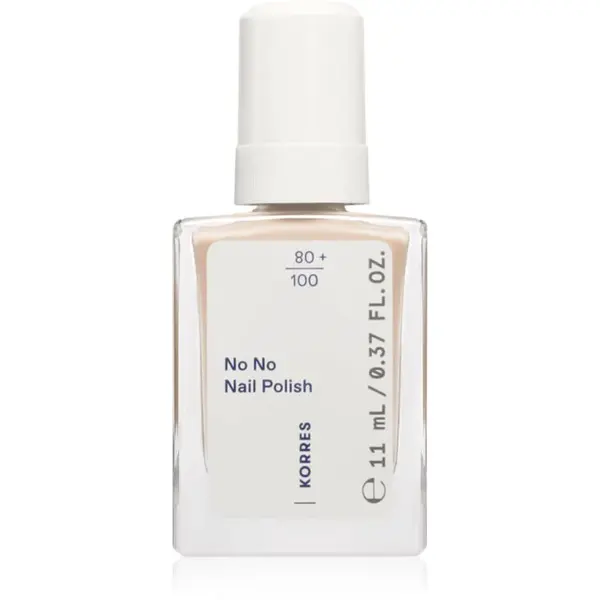 Korres No No Nail Polish ošetrujúci lak na nechty odtieň 04 Jelly Peach 11 ml