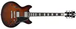D'Angelico Premier Mini DC Double Cutaway Stop-Bar Tailpie CE Brown Bu