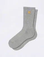 Carhartt WIP Chase Socks Grey Heather/ Gold