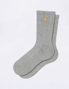 Carhartt WIP Chase Socks Grey Heather/ Gold