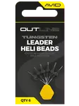 Avid carp zarážky outline tungsten leader heli beads