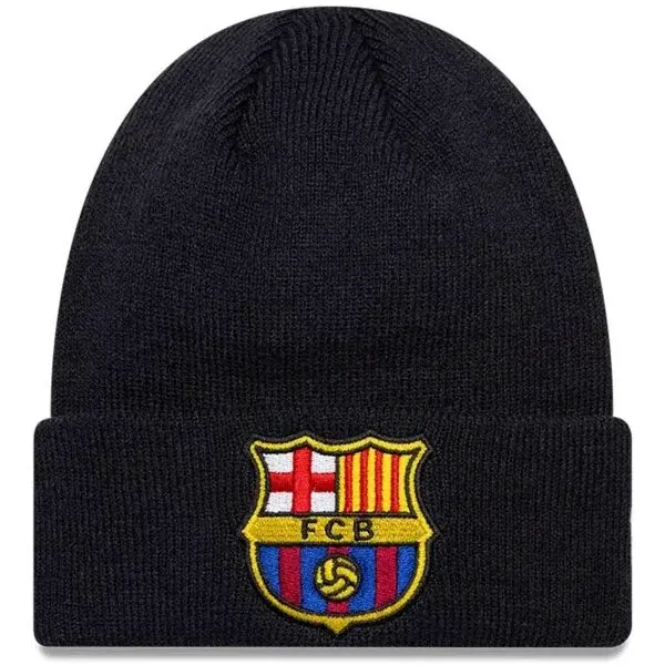New Era FC BARCELONA REFLECTIVE CUFF BEANIE Zimná čiapka, tmavo modrá, veľkosť