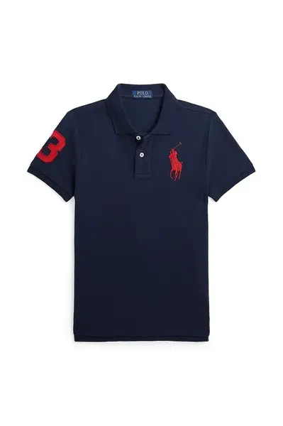 Dětská bavlněná polokošile Polo Ralph Lauren