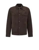 WE Fashion Prechodná bunda  tmavohnedá