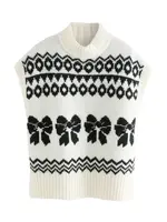 Next Sveter  čierna / biela