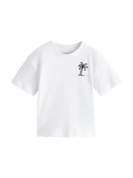 Next Tričko  čierna / biela