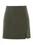 PIECES Sukňa 'PCBOZZY'  olivová