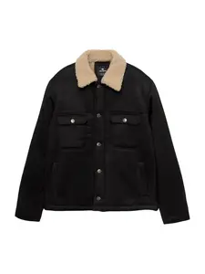 Pull&Bear Zimná bunda  čierna