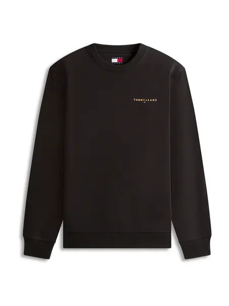 Tommy Jeans Mikina  čierna