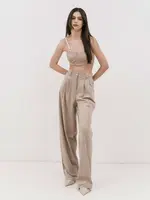 4TAILORS Nohavice 'Chili'  béžová