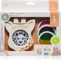 Sophie La Girafe Vulli Magic Mirror zrcátko pro děti od narození Blue, Pink, Yellow 3 ks