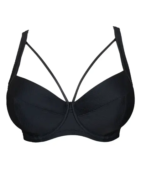 SugarShape Bikinový top 'Porto'  čierna