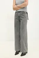 Džíny Answear.LAB dámské, šedá barva