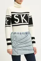 Sportovní sukně Perfect Moment modrá barva, mini, W3001082