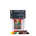 Značkovač v tužce tenký TECH, bílý