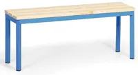KOVO PRAKTIK Šatní lavice 1 m, modrá podnož