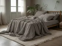 Mušelínové obliečky PURELY sivé Rozmer obliečky: 2 ks 80 x 80 cm | 200 x 200 cm