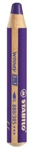 Pastelka Stabilo Woody 3in1 – 385 fialová