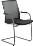 LD SEATING Konferenční židle LYRA NET 213-Z-N2, kostra šedá