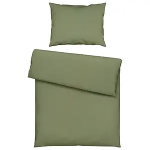 Bio:Vio POVLEČENÍ, perkál, olivově zelená, 140/200 cm