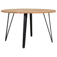 Livetastic JÍDELNÍ STŮL, akácie, černá, barvy akácie, 130/130/76 cm
