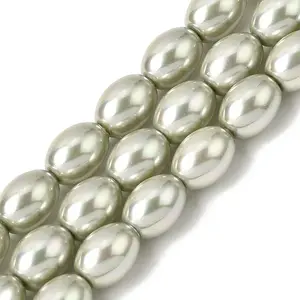 Electroplated Shell Pearl Beads Strands