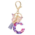 Resin Butterfly Pendant Keychains
