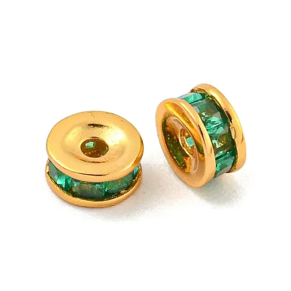 925 Sterling Silver Micro Pave Cubic Zirconia Beads