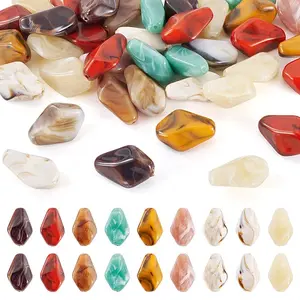 40Pcs Opaque Acrylic Beads