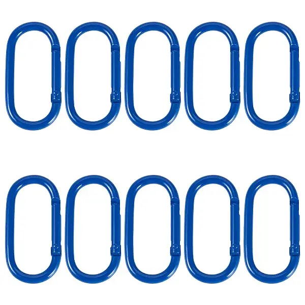 10Pcs Alloy Spring Gate Rings