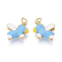 Brass Enamel Pendants