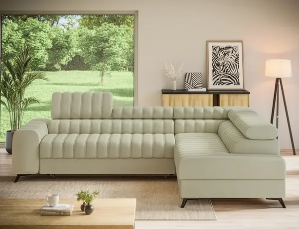 Sedací souprava Kanedo Provedení: Pravá varianta, látka: Monolith 04