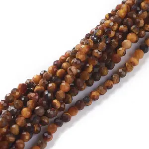 Natural Yellow Tiger Eye Beads Strands