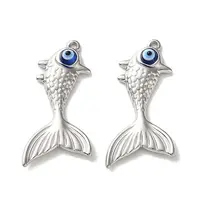 304 Stainless Steel Resin Pendants