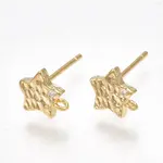 Brass Cubic Zirconia Stud Earring Findings
