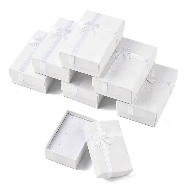 6Pcs Cardboard Jewelry Set Boxes