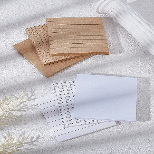6Pcs 6 Styles Paper Sticky Notes