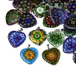 Handmade Millefiori Glass Pendants