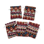 Ethnic Style Burlap Packing Pouches