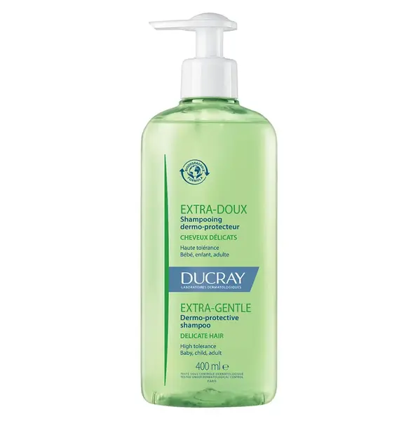 DUCRAY Extra-Doux veľmi jemný ochranný šampón pre časté umývanie 400 ml