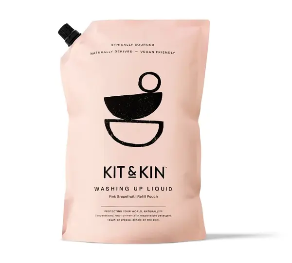 Kit & Kin Prostředek na mytí nádobí Grapefruit náplň 1 l