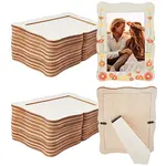 Unfinished Wood Photo Frame Stand