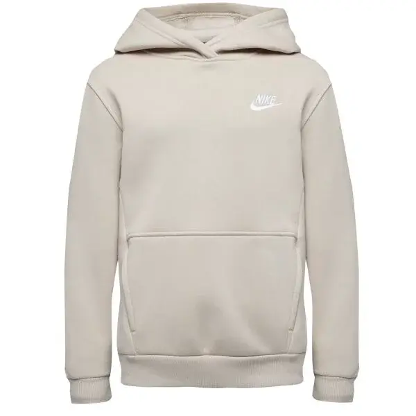 Nike SPORTSWEAR Dětská mikina, béžová, velikost
